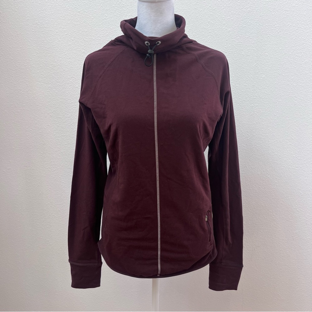 Nike Women's Maroon Full-Zip Hoodie